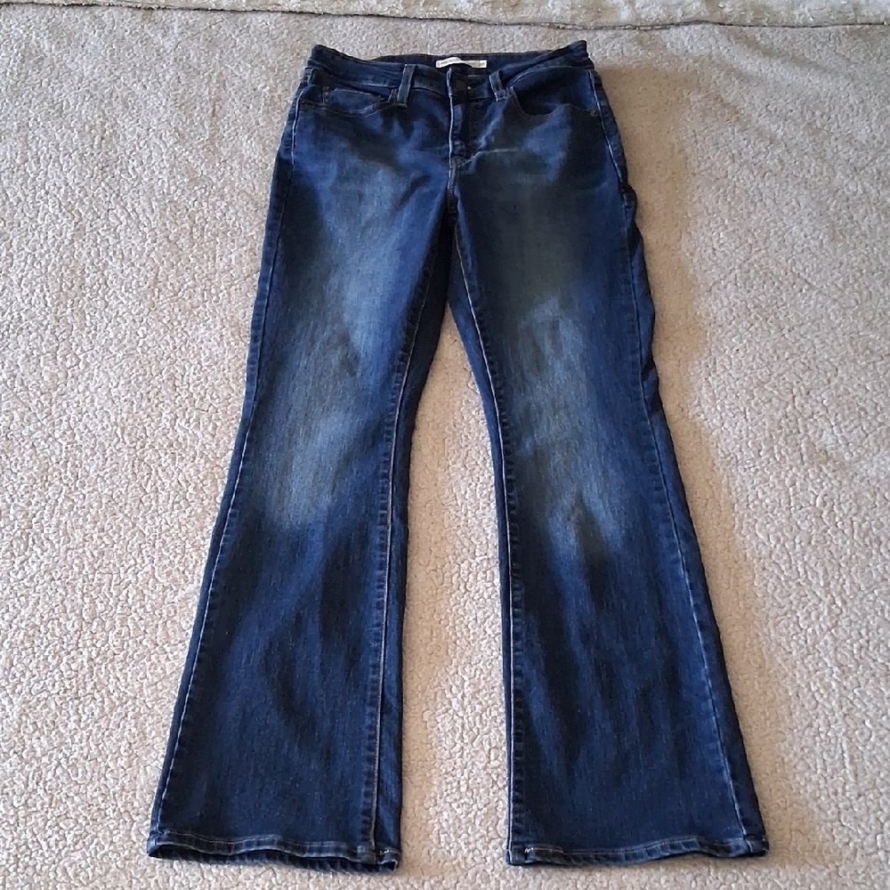 Levi's 725 Indigo Boot Cut High Rise Women's Jeans